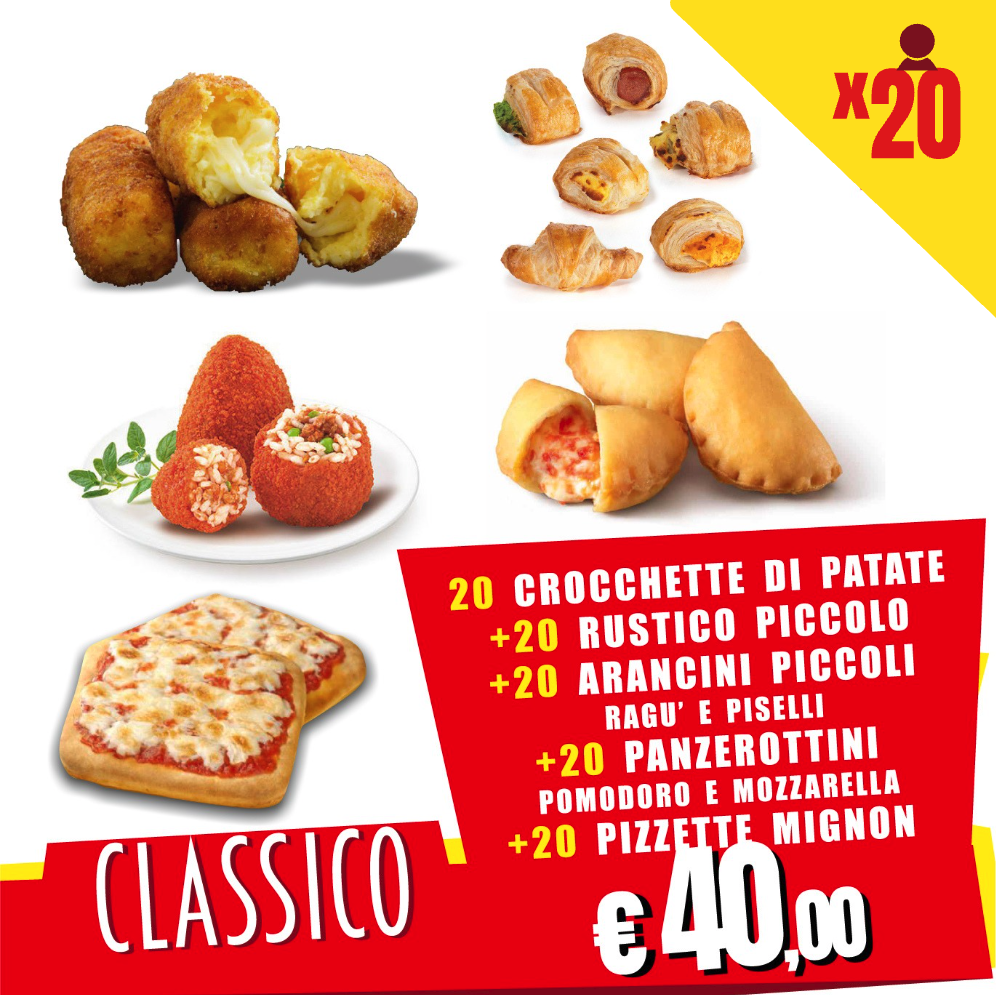 MENU CLASSICO X20